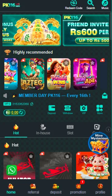 PK116 Game